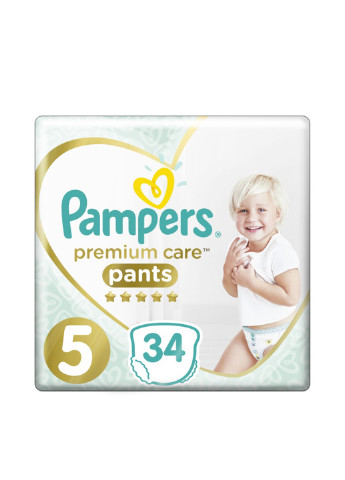 Подгузники-трусики Premium Care Pants Junior 5 (12-17 кг), (34 шт.) Pampers (130948177)