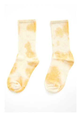 Носки DeFacto без уплотненного носка жёлтые повседневные
