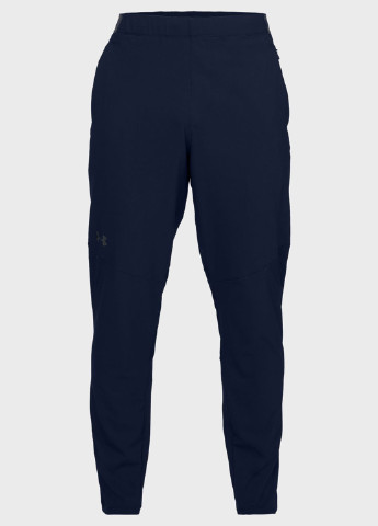 Темно-синие спортивные демисезонные джоггеры брюки Under Armour