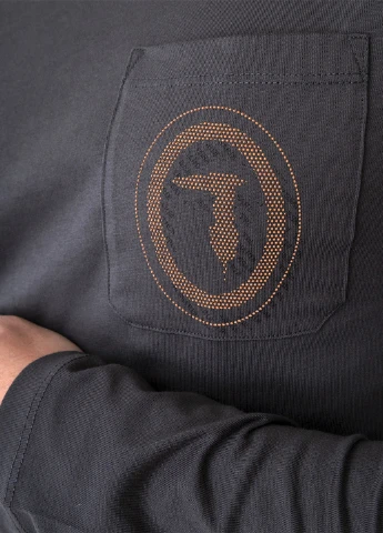 Серый демисезонный джемпер Trussardi Jeans