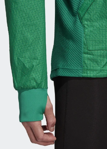 Зеленая демисезонная куртка adidas