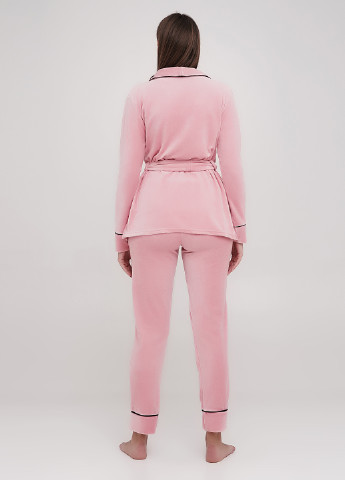 Рожева всесезон піжама (кофта, штани) кофта + брюки Lucci