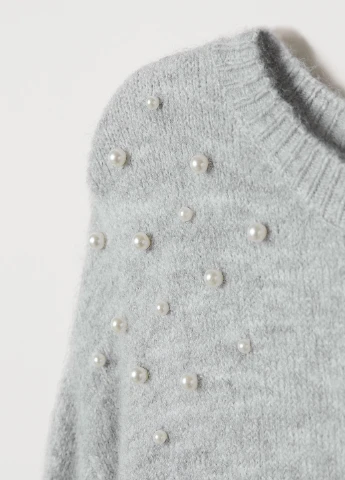 Серый демисезонный джемпер джемпер H&M