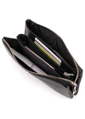 Жіночий шкіряний гаманець-клатч 19,2х10х2 см st leather (252133547)