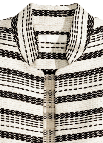Белый женский жакет H&M с орнаментом - демисезонный
