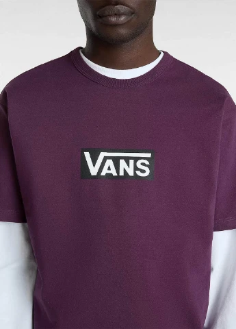 Сливовая футболка Vans