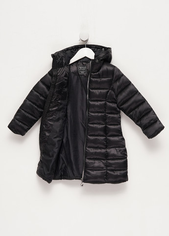Чорна демісезонна куртка куртка-пальто Terranova