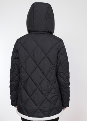 Черная зимняя куртка Qarlevar