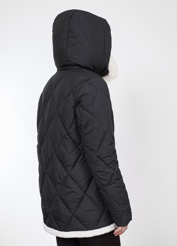 Черная зимняя куртка Qarlevar