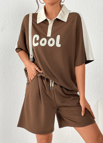 Костюм (поло, шорты) SHEIN (341532808)