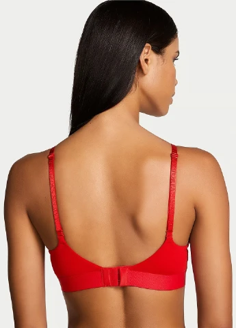 Красный демисезонный комплект (бюстгальтер, трусики) Victoria's Secret