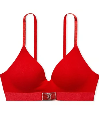 Красный демисезонный комплект (бюстгальтер, трусики) Victoria's Secret