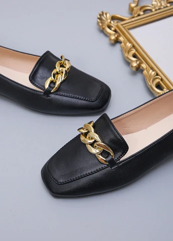 SHEIN Туфлі лофери чорний з штучна замша, китай — демісезон (331821664)