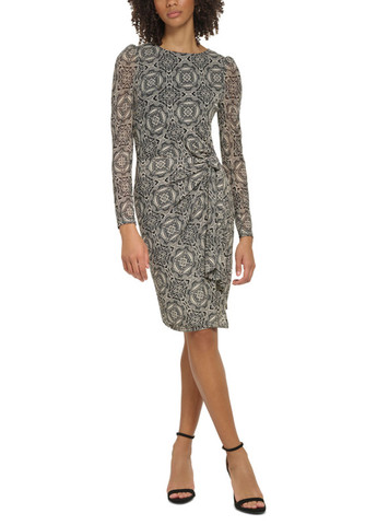 Чорна кежуал сукня Tommy Hilfiger з абстрактним візерунком