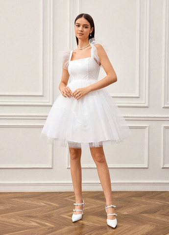 SHEIN Туфлі слінгбекі білий з штучна шкіра, китай — літо (365497224)