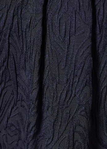 Темно-синяя кэжуал однотонная юбка H&M колокол