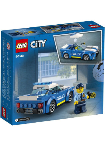 Конструктор City Поліцейський автомобіль 94 деталі (60312) Lego (254053515)