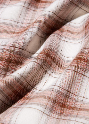 Красная кэжуал рубашка в клетку Uniqlo