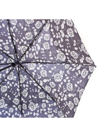 Чорна жіночий складаний парасолька повний автомат 106 см Doppler (194321361)