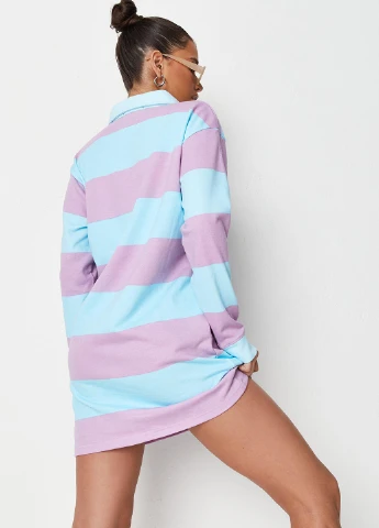 Комбінована спортивна сукня поло Missguided в смужку