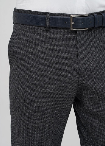 Серо-синие кэжуал демисезонные классические брюки Trend Collection