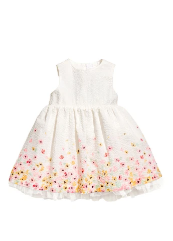 Белое платье H&M (92412221)