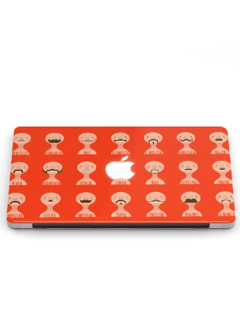 Чехол пластиковый для Apple MacBook Air 13 A1932 / A2179 / A2337 Усики (Mustache) (9656-2104) MobiPrint (218528210)