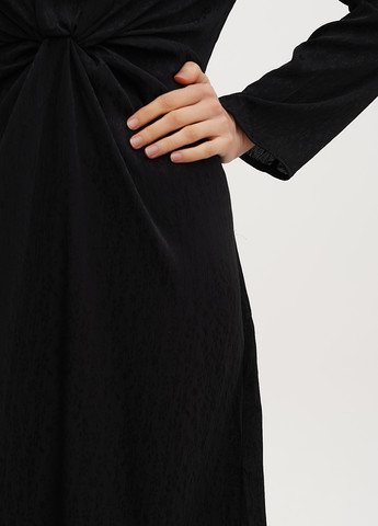 Чорна вечірня сукня H&M однотонна