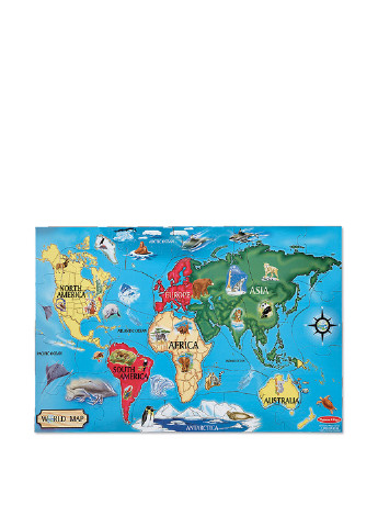Пазл Карта світу (33 ел.) Melissa & Doug (251711308)
