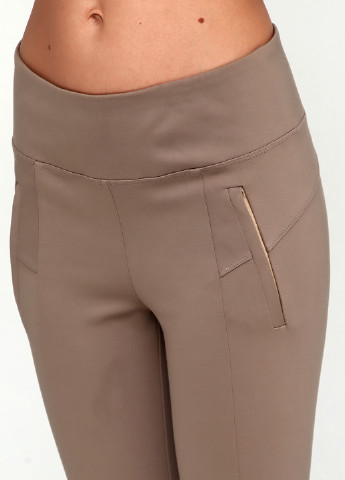 Темно-бежевые кэжуал демисезонные зауженные брюки Gap