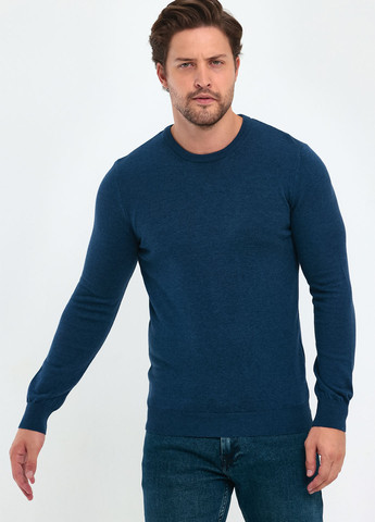 Синій демісезонний светр джемпер Trend Collection