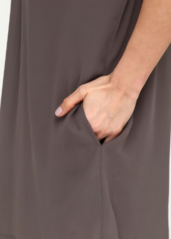 Серо-коричневое кэжуал платье Pepe Jeans
