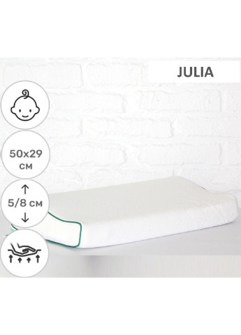 Подушка ортопедична №6121 Green nature Julia Kiddy 50х29х5/8 (2200003262759) Mirson (254071999)
