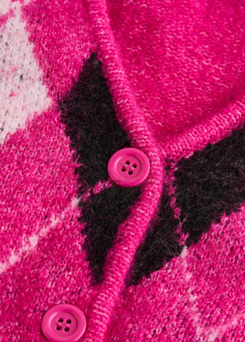 Розовый демисезонный кардиган H&M