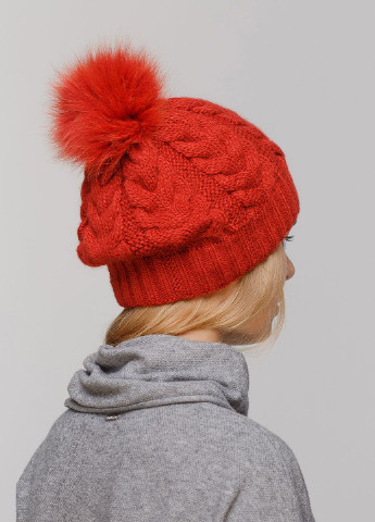 Зимняя теплая женская шапка на флисовой подкладке 550593 Merlini (249642902)