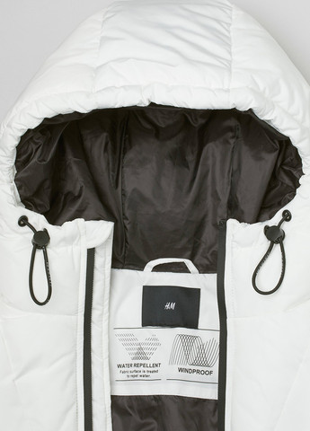 Біла демісезонна куртка H&M