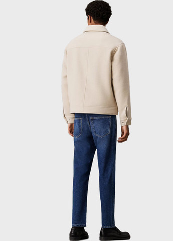 Синие демисезонные прямые джинсы Calvin Klein Jeans