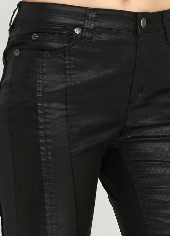 Черные кэжуал демисезонные брюки Angelo Marani