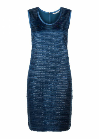 Морської хвилі коктейльна плаття, сукня а-силует Damsel in a Dress однотонна