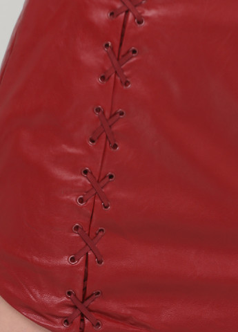Красная кэжуал однотонная юбка Jadah