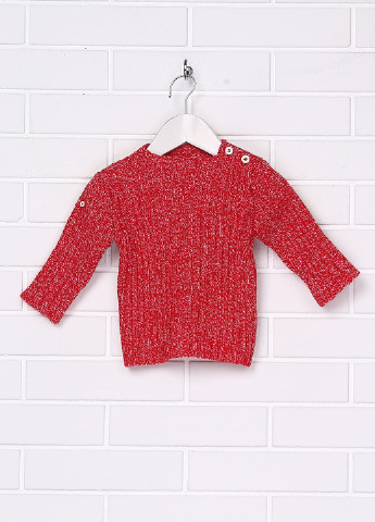 Красный демисезонный свитер Petit Bateau