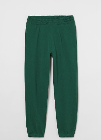 Темно-зеленые демисезонные брюки H&M