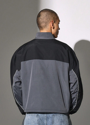 Чорна демісезонна вітровка SHEIN