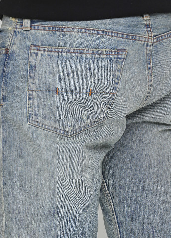 Светло-синие демисезонные со средней талией джинсы Ralph Lauren