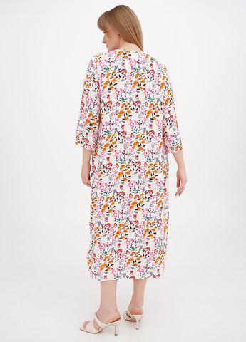 Білий кежуал сукня сукня-сорочка Ruta-S з квітковим принтом