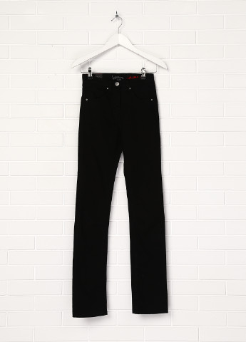 Черные демисезонные прямые джинсы Intown