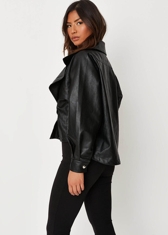 Чорна демісезонна куртка Missguided