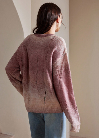 Рожево-ліловий демісезонний джемпер джемпер SHEIN