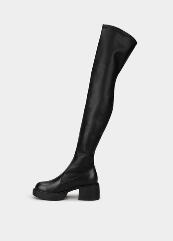 Черные осенние ботфорты Braska