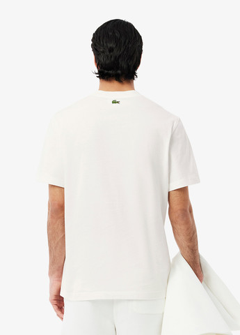 Белая футболка Lacoste